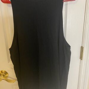 Victoria's Secret Black Sleeveless Tank Top